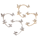 Brinco Butterfly 18K - Banhado, Cravejado e Antialérgico